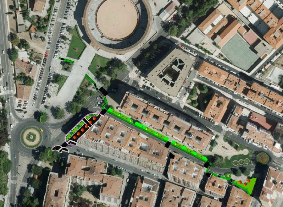 Proyecto carril bici Alfonso VI