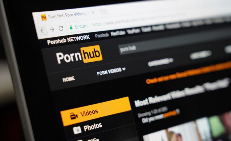 Imagen PornHub. Investigación pornografia
