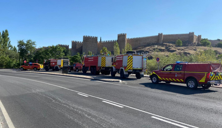 Bomberos en Ávila