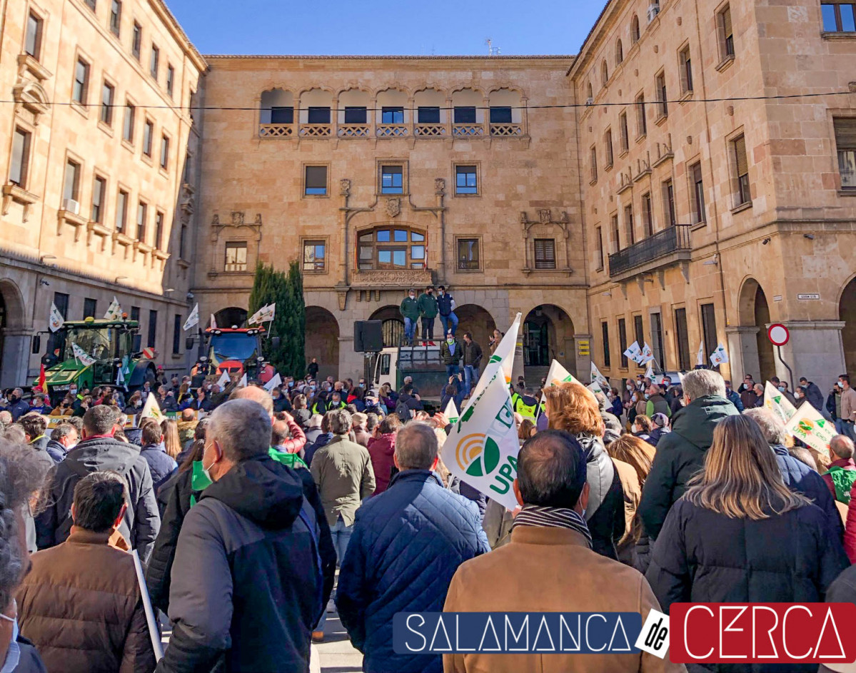 Manifestación agraria Salamanca