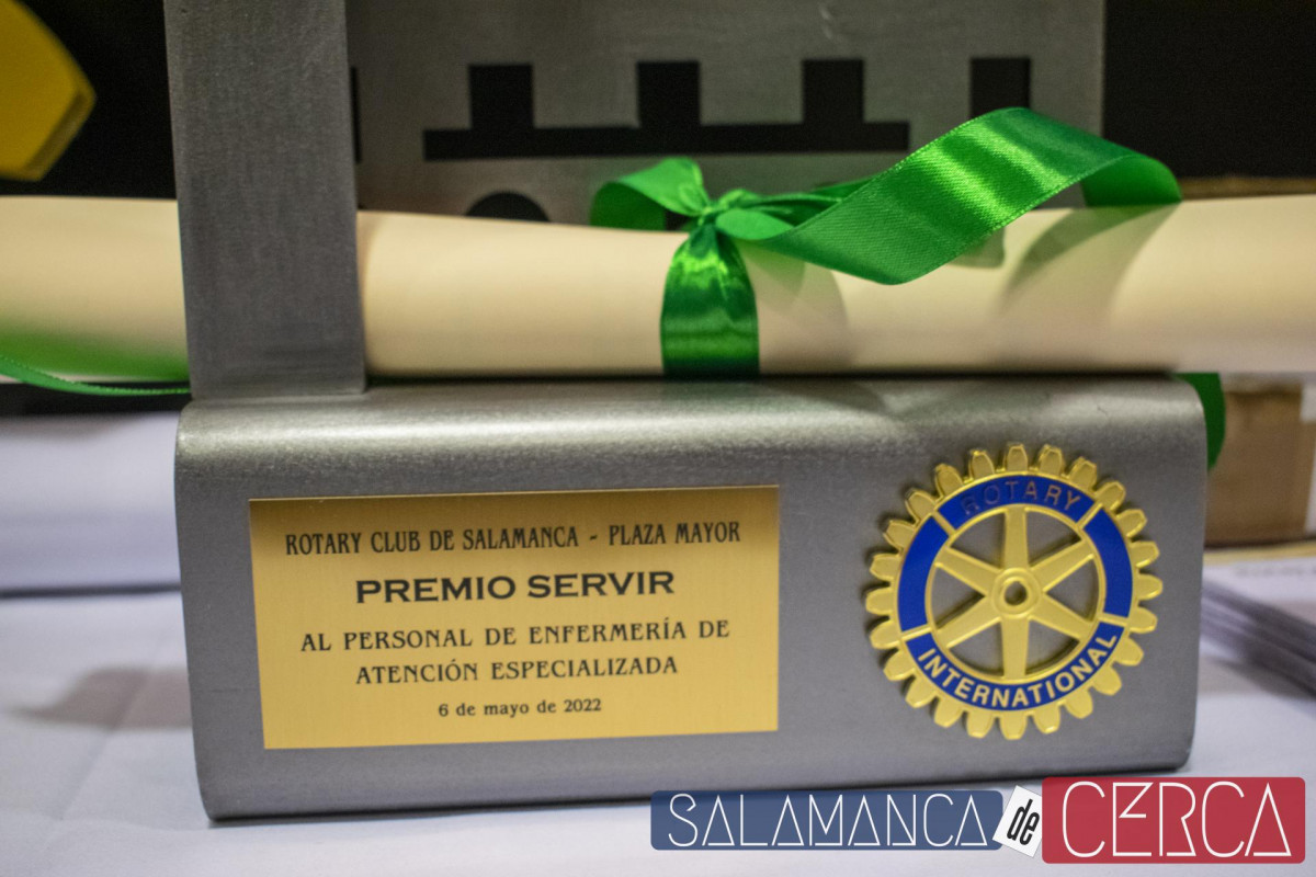 Premio Servir 2022 del Rotary Club Salamanca Plaza Mayor 2