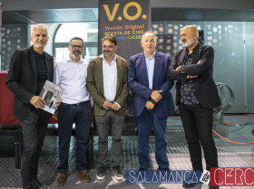 L concejal de Turismo participa en la presentación de la revista de cine Versión Original dedicada a Salamanca. 1