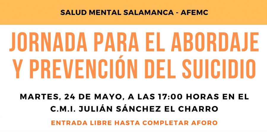 CARTEL JORNADA ABORDAJE Y PREVENCIÓN SUICIDIO