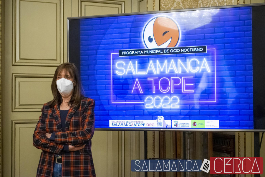La concejala de Salud Pública presenta una nueva edición de Salamanca a Tope. 1