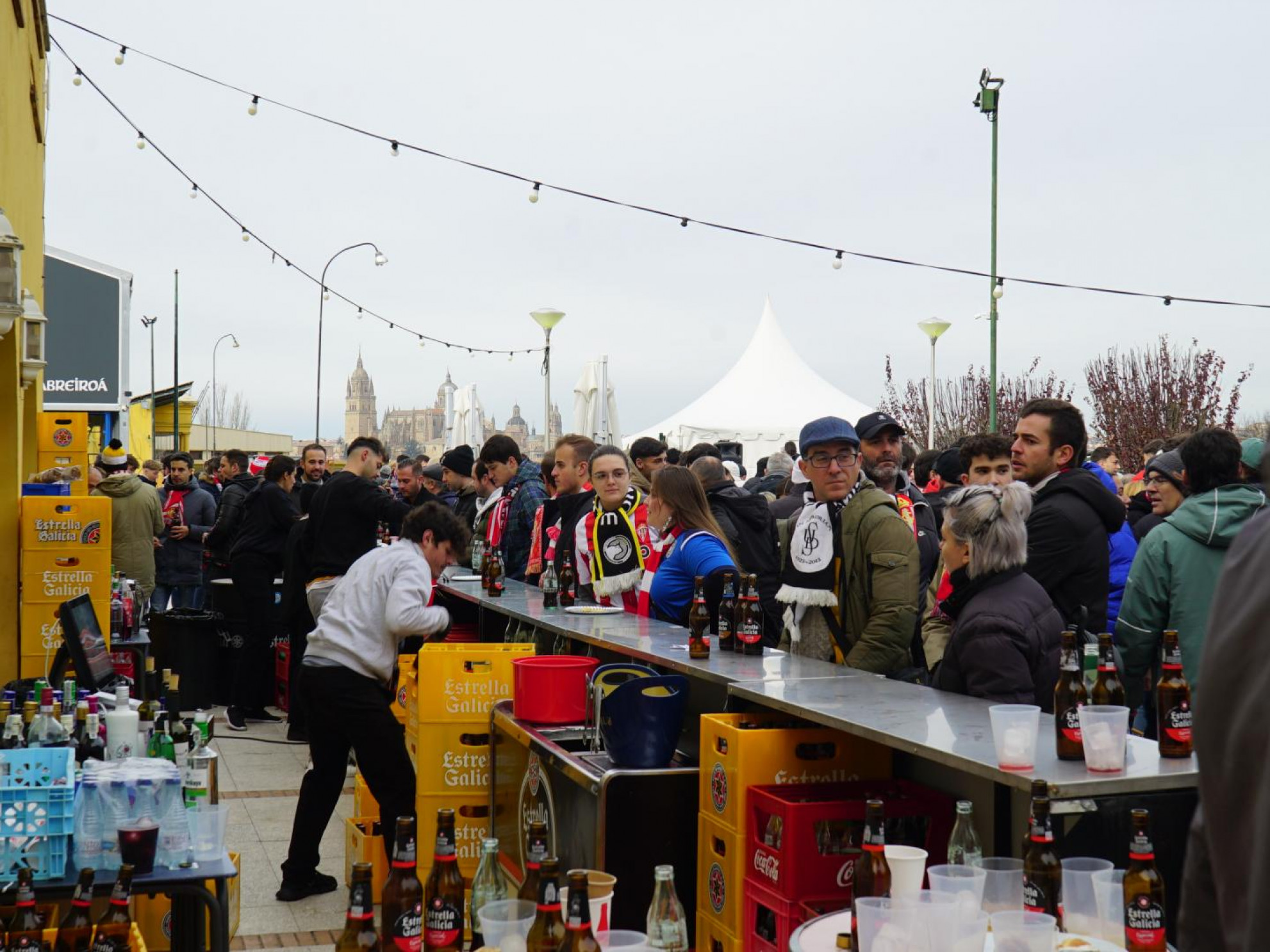 Ambiente previa Unionistas-Sporting