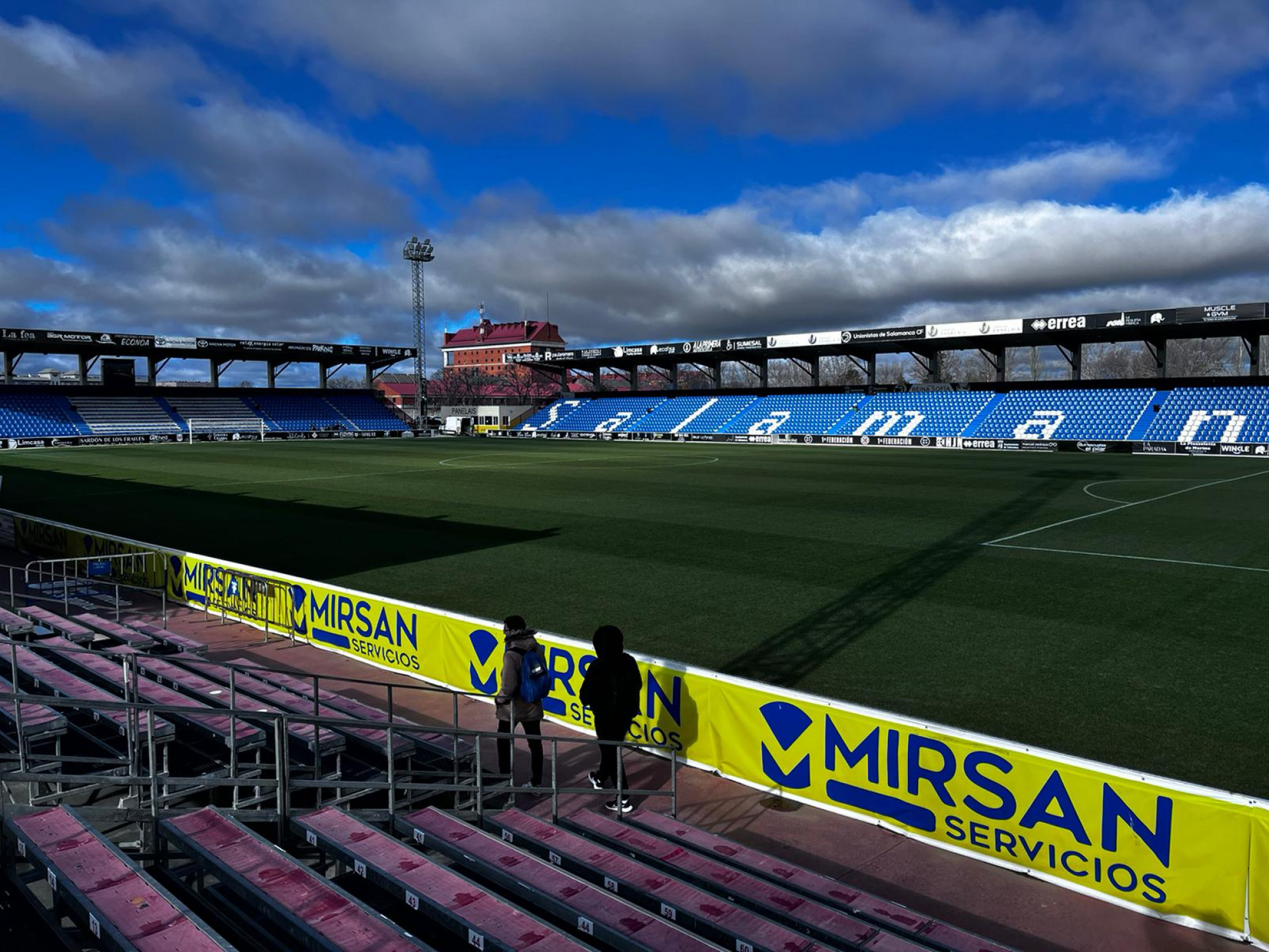 Estadio Reina Sofía antes del partido contra el Villarreal
